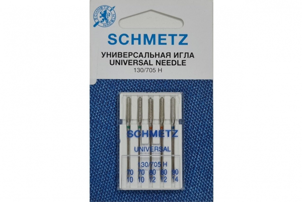 Иглы Schmetz универсальные (70x2, 80x2, 90x1), 5 шт в Жигулевске
