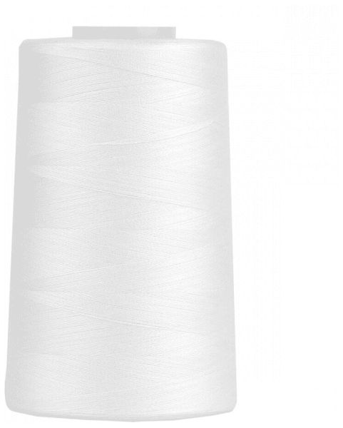 Нитки Sewing Thread 40/2 5000 ярд. цвет - белый 100% п/э в Жигулевске